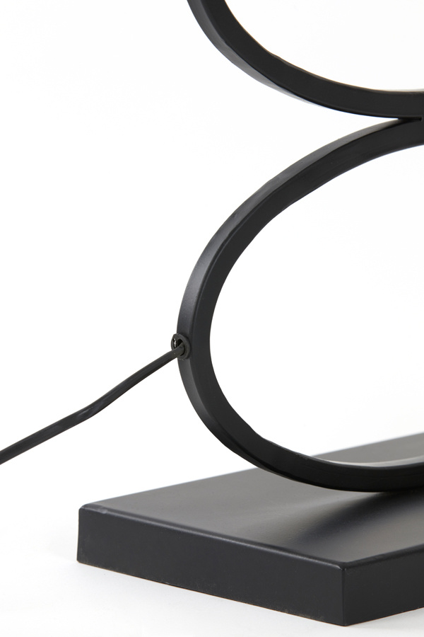 Light & Living - Lampvoet STELIUS - 33x17x59 - Zwart