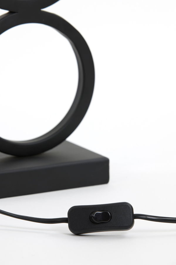 Light & Living - Lampvoet STELIOS - 15x10x36 - Zwart