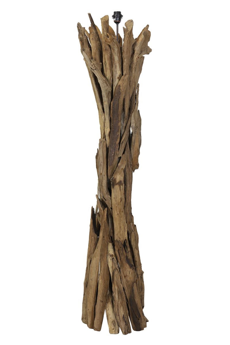 Light & Living - Vloerlamp MARGRET  - 45x45x165cm - Bruin