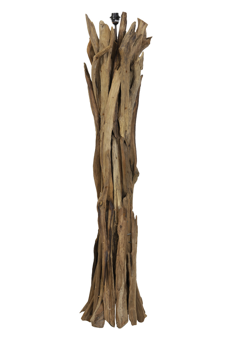 Light & Living - Vloerlamp MARGRET  - 45x45x165cm - Bruin