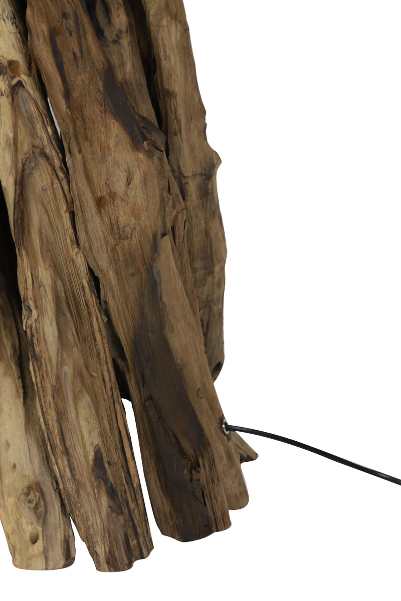 Light & Living - Vloerlamp MARGRET  - 45x45x165cm - Bruin