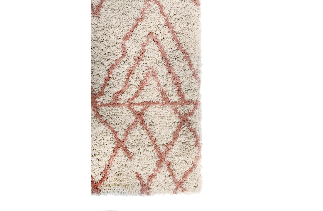Hoyz Collection - Vloerkleed C712 Naturel/roze - 160x230x3