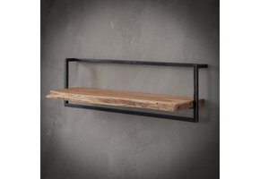 Hoyz - Wandplank Edge - 100cm - Acaciahout - Bruin