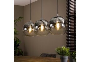 Hoyz - Hanglamp Bubble Shaded - 3 Lampen - Industrieel