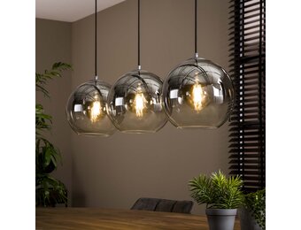 Hoyz - Hanglamp Bubble Shaded - 3 Lampen - Industrieel