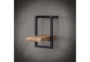 Hoyz - Wandplank Edge - 20cm - Acaciahout - Bruin