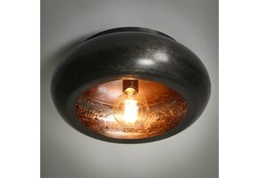 Hoyz - Plafondlamp Sky - Ø42 - Zwart Nikkel - Industrieel
