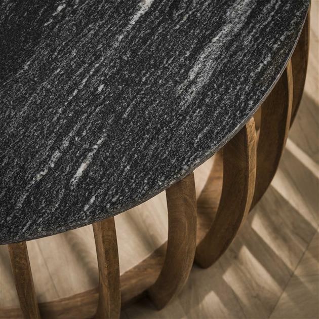 Hoyz Collection - Salontafel Midnight - Zwart Marmer