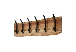 Hoyz - Kapstok Edge met 12 haken - Grijs - Wandkapstok