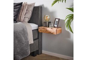 Hoyz - Nachtkastje 1L  Tree L - Massief acacia naturel - Set van 2