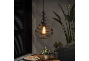 Hoyz - Hanglamp - 1 Lamp - Ø25 - Kegel Spiraal