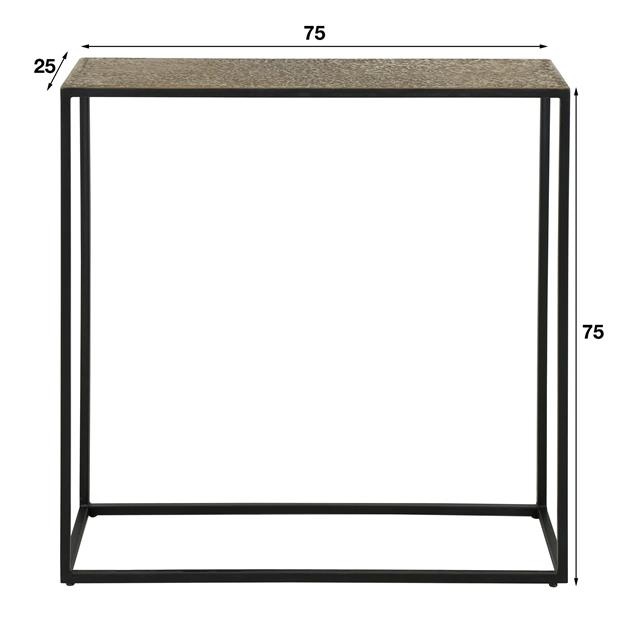 Hoyz - Haltafel iron metallic - Brons antiek