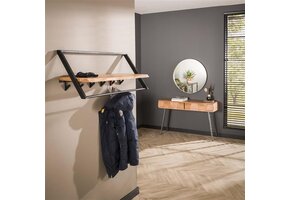 Hoyz - Kapstok Lean / Massief acacia naturel - 6 Haken