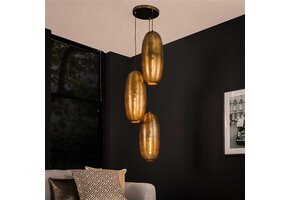 Hoyz - Hanglamp 3L Cosmic - Getrapt - Brons Antiek