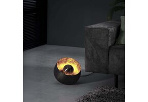 Hoyz - Tafellamp Basket - Ø28 - Grijs/Zwart