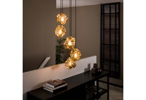 Hanglamp Rock Getrapt - 5 Lampen - Rotsvorm - Industrieel