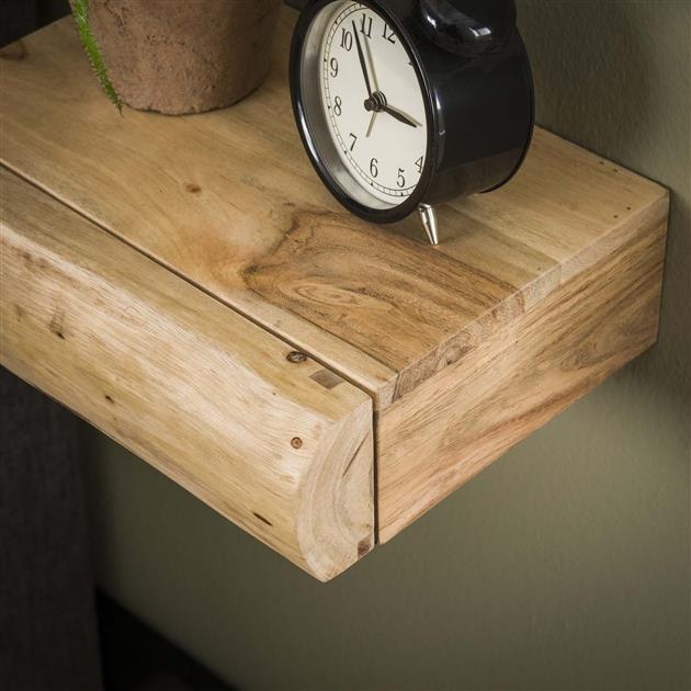 Hoyz - Nachtkastje 1L Tree XS - Massief Acacia Naturel - Set van 2