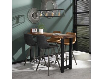 Hoyz - Bartafel Boomstam - 150cm breed - 4 Personen - 50x150x92