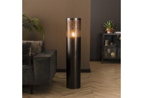 Hoyz - Vloerlamp Ø25 cilinder 120cm / Zwart nikkel