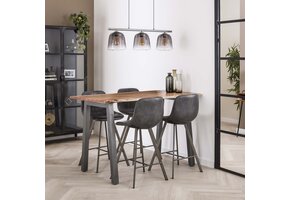 Hoyz - Bartafel Edge - 80x147x92 - 4 Personen - Hout