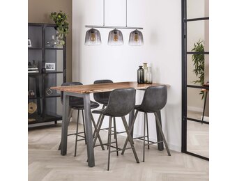 Hoyz - Bartafel Edge - 80x147x92 - 4 Personen - Hout