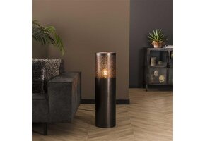Hoyz - Vloerlamp Ø25 cilinder 90cm / Zwart nikkel