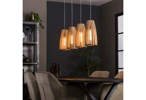 Hoyz Hanglamp 4L Launch - Massief Mangohout - 135x20x150