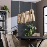 Hoyz Hanglamp 4L Launch - Massief Mangohout - 135x20x150