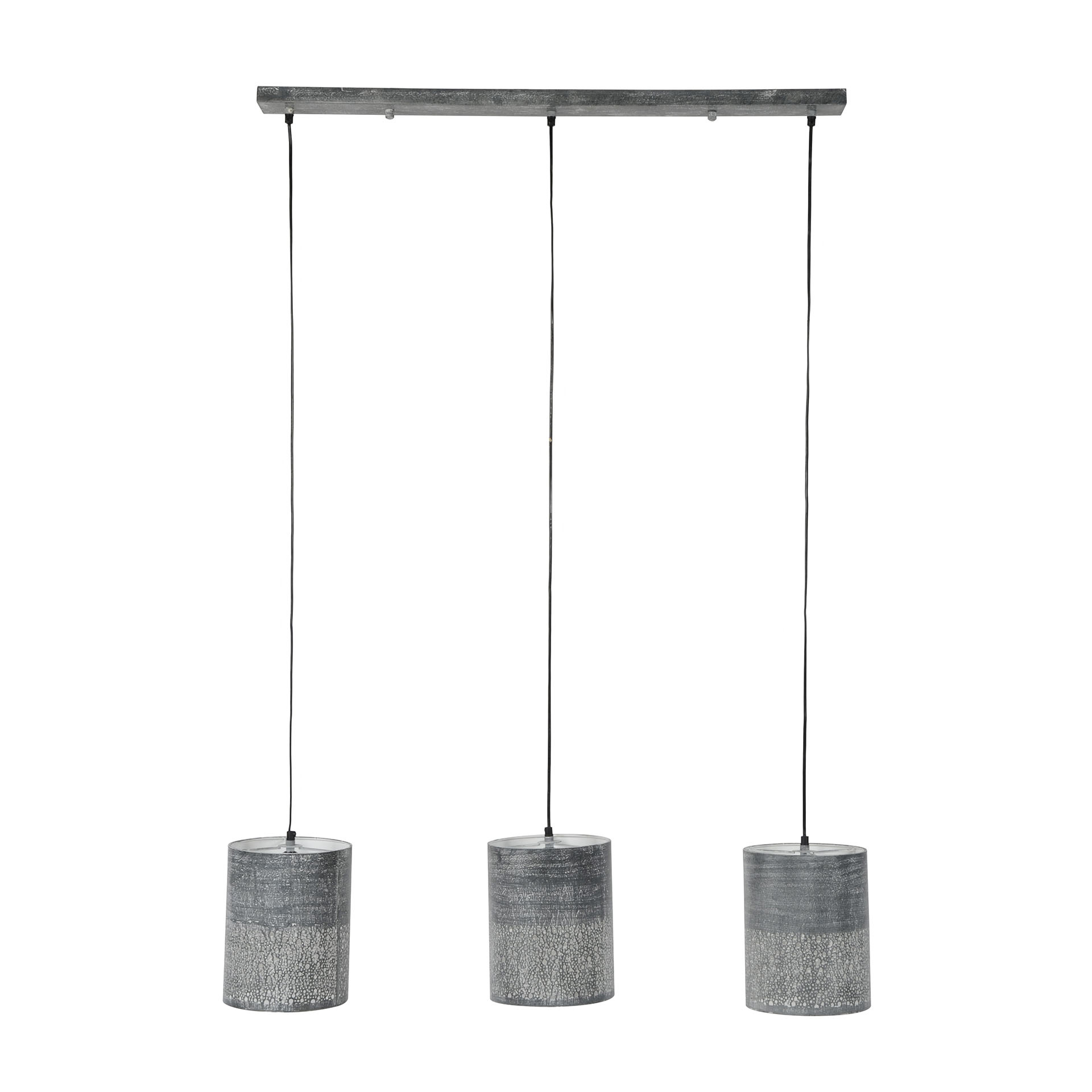 Hanglamp Cilinder - 3xØ20 - Grijs - 100x20x150