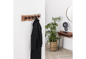 Hoyz - Kapstok Edge met 5 haken - Grijs - Wandkapstok