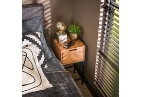 Hoyz - Nachtkastje XS flat / Massief acacia naturel