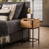 Hoyz - Nachtkastje XS flat / Massief acacia naturel