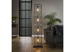 Hoyz - Vloerlamp Cubic Tower - 4 Lampen - 34x24x160