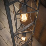 Hoyz - Vloerlamp Cubic Tower - 4 Lampen - 34x24x160