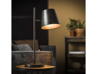 Hoyz - Tafellamp Industrieel - 1 Lamp - Verstelbare Metalen Kap