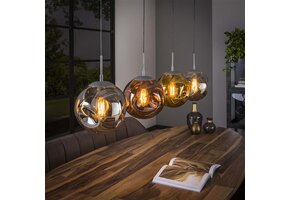 Hoyz - Hanglamp 4L stellar / Oud zilver