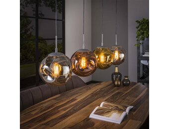 Hoyz - Hanglamp 4L stellar / Oud zilver