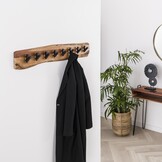 Hoyz - Kapstok Edge met 8 haken - Grijs - Wandkapstok