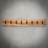 Hoyz - Kapstok Edge met 8 haken - Grijs - Wandkapstok