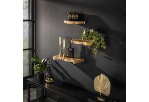 Hoyz Collection - Wandschap Natural Line - Set van 3