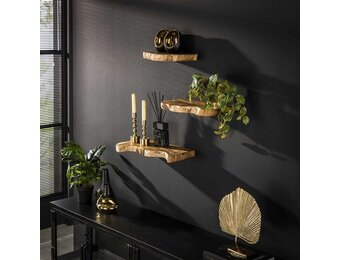 Hoyz Collection - Wandschap Natural Line - Set van 3