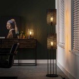 Vloerlamp Industrieel - 2 Lampen - Armor Tube - Grijs