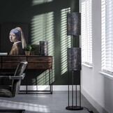 Vloerlamp Industrieel - 2 Lampen - Armor Tube - Grijs