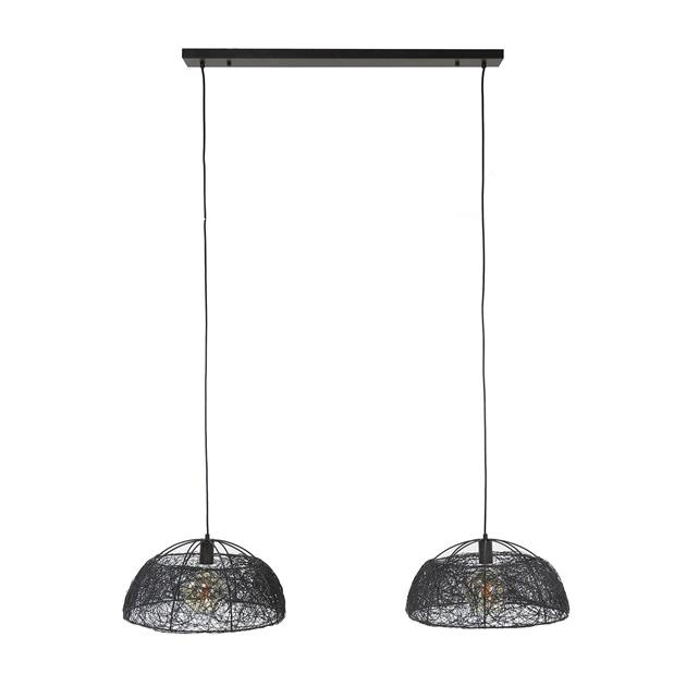 Hoyz Collection - Hanglamp 2L Ø45 Maze - Artic Zwart