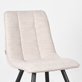 LABEL51 Eetkamerstoel Jelt - Naturel - Boucle