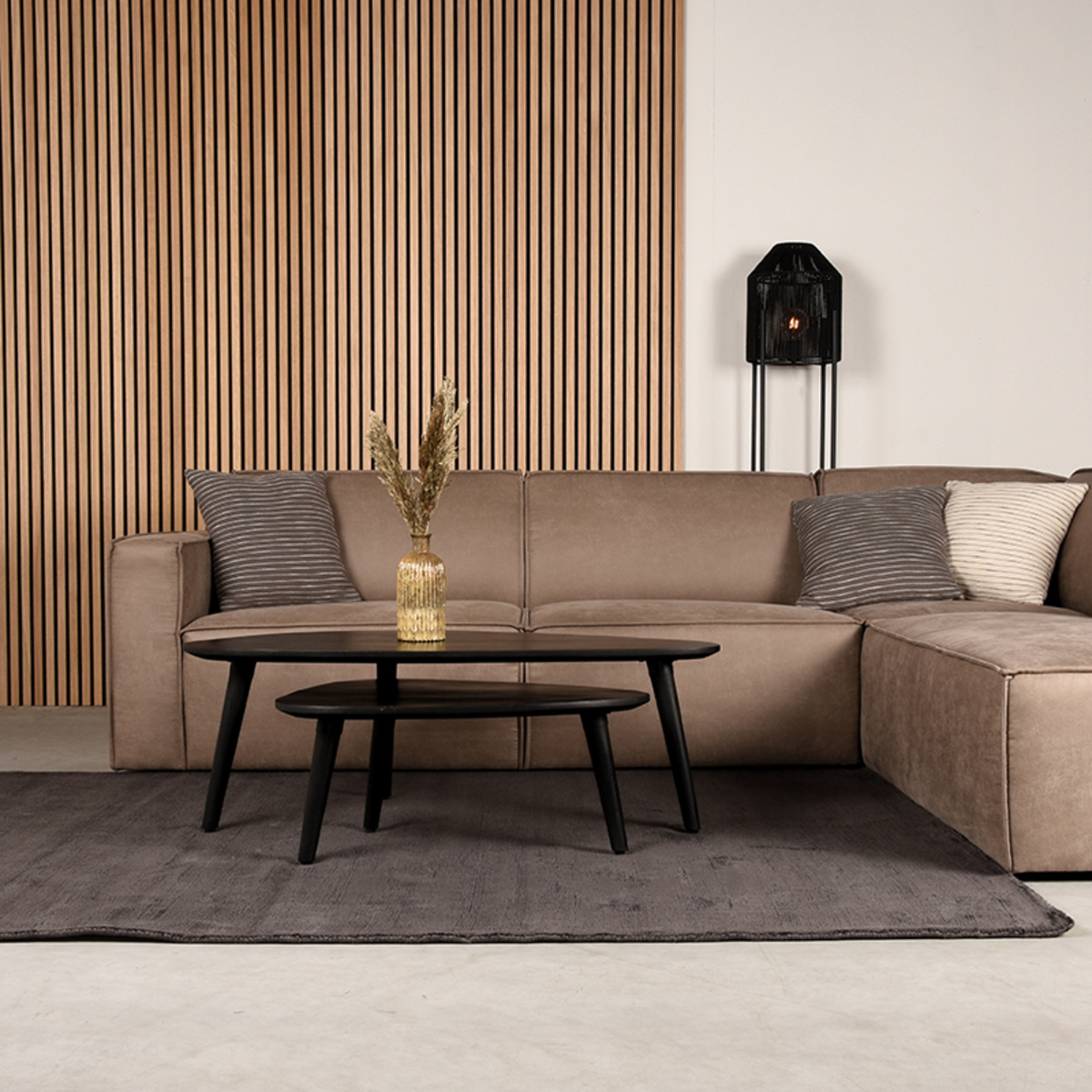 LABEL51 - Vloerkleed Velvy - Grijs - 230x160x2cm