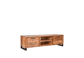 LABEL51 Tv-meubel Glasgow - Rough - Mangohout - 160 cm