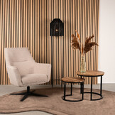 LABEL51 - Vloerkleed Mody - Taupe - 300x200x2cm