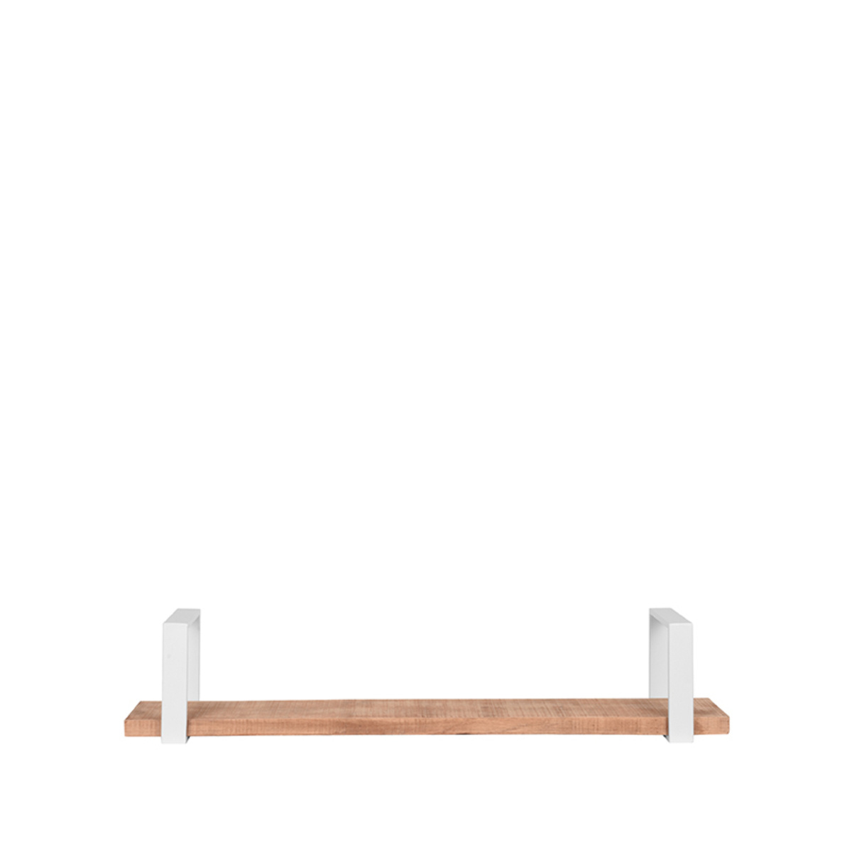LABEL51 Wanddecoratie Slam Wandplank - Wit - Mangohout - XL