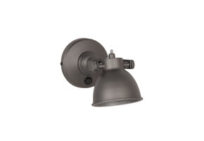 LABEL51 - Wandlamp Bow - Antraciet - 22x11x14cm
